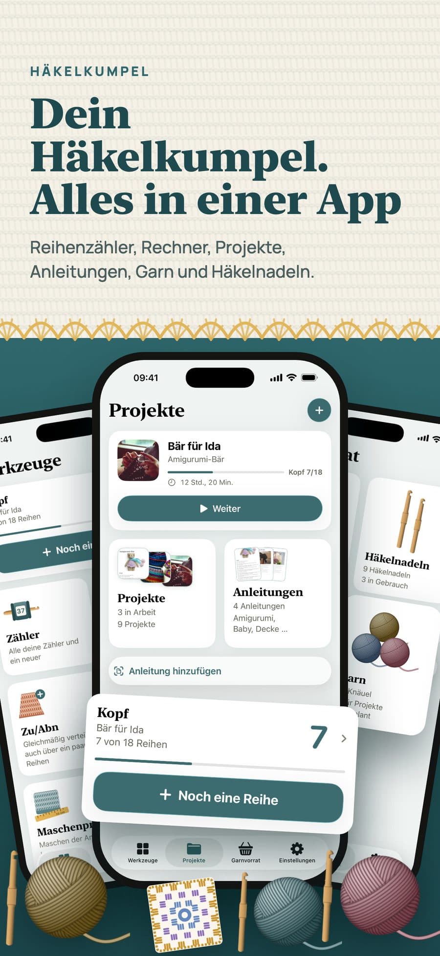 HäkelKumpel: Dein Häkelkumpel. Alles in einer App